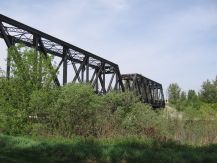 CP bridge across Red Deer River