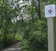 Trans Canada Trail marker Red Deer