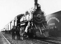 Canadian Northern locomotive in 1913